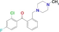 2-chloro-4-fluoro-2'-(4-methylpiperazinomethyl) benzophenone