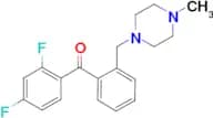 2,4-difluoro-2'-(4-methylpiperazinomethyl) benzophenone
