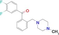 3,4-difluoro-2'-(4-methylpiperazinomethyl) benzophenone