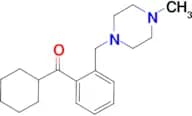 Cyclohexyl 2-(4-methylpiperazinomethyl)phenyl ketone