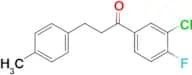 3'-chloro-4'-fluoro-3-(4-methylphenyl)propiophenone