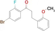 4'-bromo-2'-fluoro-3-(2-methoxyphenyl)propiophenone