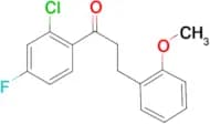 2'-chloro-4'-fluoro-3-(2-methoxyphenyl)propiophenone
