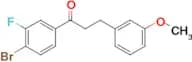 4'-bromo-3'-fluoro-3-(3-methoxyphenyl)propiophenone