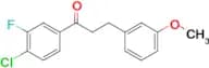 4'-chloro-3'-fluoro-3-(3-methoxyphenyl)propiophenone