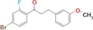 4'-bromo-2'-fluoro-3-(3-methoxyphenyl)propiophenone