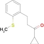 Cyclopropyl 2-(2-thiomethylphenyl)ethyl ketone