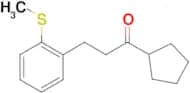 Cyclopentyl 2-(2-thiomethylphenyl)ethyl ketone