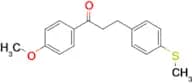 4'-methoxy-3-(4-thiomethylphenyl)propiophenone