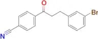 3-(3-bromophenyl)-4'-cyanopropiophenone