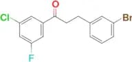 3-(3-bromophenyl)-3'-chloro-5'-fluoropropiophenone