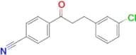 3-(3-chlorophenyl)-4'-cyanopropiophenone