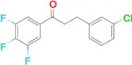 3-(3-chlorophenyl)-3',4',5'-trifluoropropiophenone