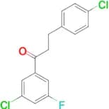 3'-chloro-3-(4-chlorophenyl)-5'-fluoropropiophenone