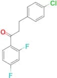 3-(4-chlorophenyl)-2',4'-difluoropropiophenone