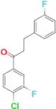 4'-Chloro-3'-fluoro-3-(3-fluorophenyl)propiophenone