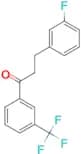 3-(3-fluorophenyl)-3'-trifluoromethylpropiophenone