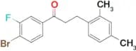 4'-bromo-3-(2,4-dimethylphenyl)-3'-fluoropropiophenone