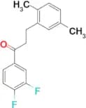 3',4'-difluoro-3-(2,5-dimethylphenyl)propiophenone