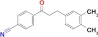 4'-cyano-3-(3,4-dimethylphenyl)propiophenone