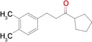 Cyclopentyl 2-(3,4-dimethylphenyl)ethyl ketone