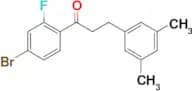 4'-bromo-3-(3,5-dimethylphenyl)-2'-fluoropropiophenone