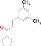 Cyclopentyl 2-(3,5-dimethylphenyl)ethyl ketone
