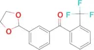 3'-(1,3-dioxolan-2-yl)-2-trifluoromethylbenzophenone