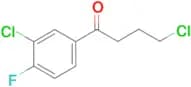 4-chloro-1-(3-chloro-4-fluorophenyl)-1-oxobutane