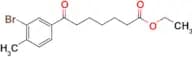 Ethyl 7-(3-bromo-4-methylphenyl)-7-oxoheptanoate