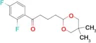 2',4'-difluoro-4-(5,5-dimethyl-1,3-dioxan-2-yl)butyrophenone