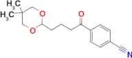 4'-Cyano-4-(5,5-dimethyl-1,3-dioxan-2-yl)butyrophenone