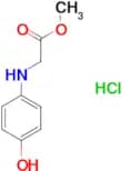 Methyl 2-((4-hydroxyphenyl)amino)acetatehydrochloride