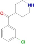 (3-Chlorophenyl)(piperidin-4-yl)methanone
