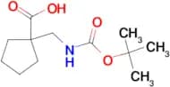 1-(((tert-Butoxycarbonyl)amino)methyl)-cyclopentanecarboxylic acid