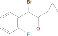 2-Bromo-2-(2-fluorophenyl)-1-cyclopropylethanone