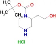 (R)-tert-Butyl 2-(2-hydroxyethyl)piperazine-1-carboxylate hydrochloride