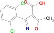 5-Methyl-3-(2',6'-dichlorophenyl)-4-isoxazolecarboxylic acid