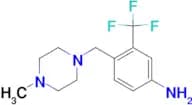 4-((4-Methylpiperazin-1-yl)methyl)-3-(trifluoromethyl)aniline