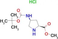 (2S,4S)-Methyl 4-((tert-butoxycarbonyl)amino)pyrrolidine-2-carboxylate hydrochloride