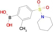 (2-Methyl-4-(piperidin-1-ylsulfonyl)phenyl)boronic acid