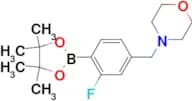 4-(3-Fluoro-4-(4,4,5,5-tetramethyl-1,3,2-dioxaborolan-2-yl)benzyl)morpholine