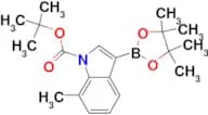 Tert-Butyl 7-methyl-3-(4,4,5,5-tetramethyl-1,3,2-dioxaborolan-2-yl)-1H-indole-1-carboxylate