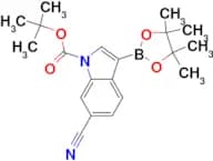 Tert-Butyl 6-cyano-3-(4,4,5,5-tetramethyl-1,3,2-dioxaborolan-2-yl)-1H-indole-1-carboxylate
