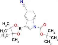 Tert-Butyl 5-cyano-3-(4,4,5,5-tetramethyl-1,3,2-dioxaborolan-2-yl)-1H-indole-1-carboxylate