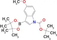 Tert-Butyl 5-methoxy-3-(4,4,5,5-tetramethyl-1,3,2-dioxaborolan-2-yl)-1H-indole-1-carboxylate
