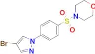 4-((4-(4-Bromo-1H-pyrazol-1-yl)phenyl)sulfonyl)morpholine