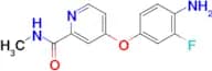 4-(4-Amino-3-fluorophenoxy)-N-methylpicolinamide