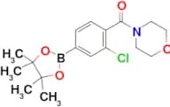 (2-Chloro-4-(4,4,5,5-tetramethyl-1,3,2-dioxaborolan-2-yl)phenyl)(morpholino)methanone