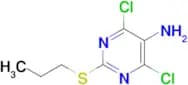 4,6-Dichloro-2-(propylthio)pyrimidin-5-amine